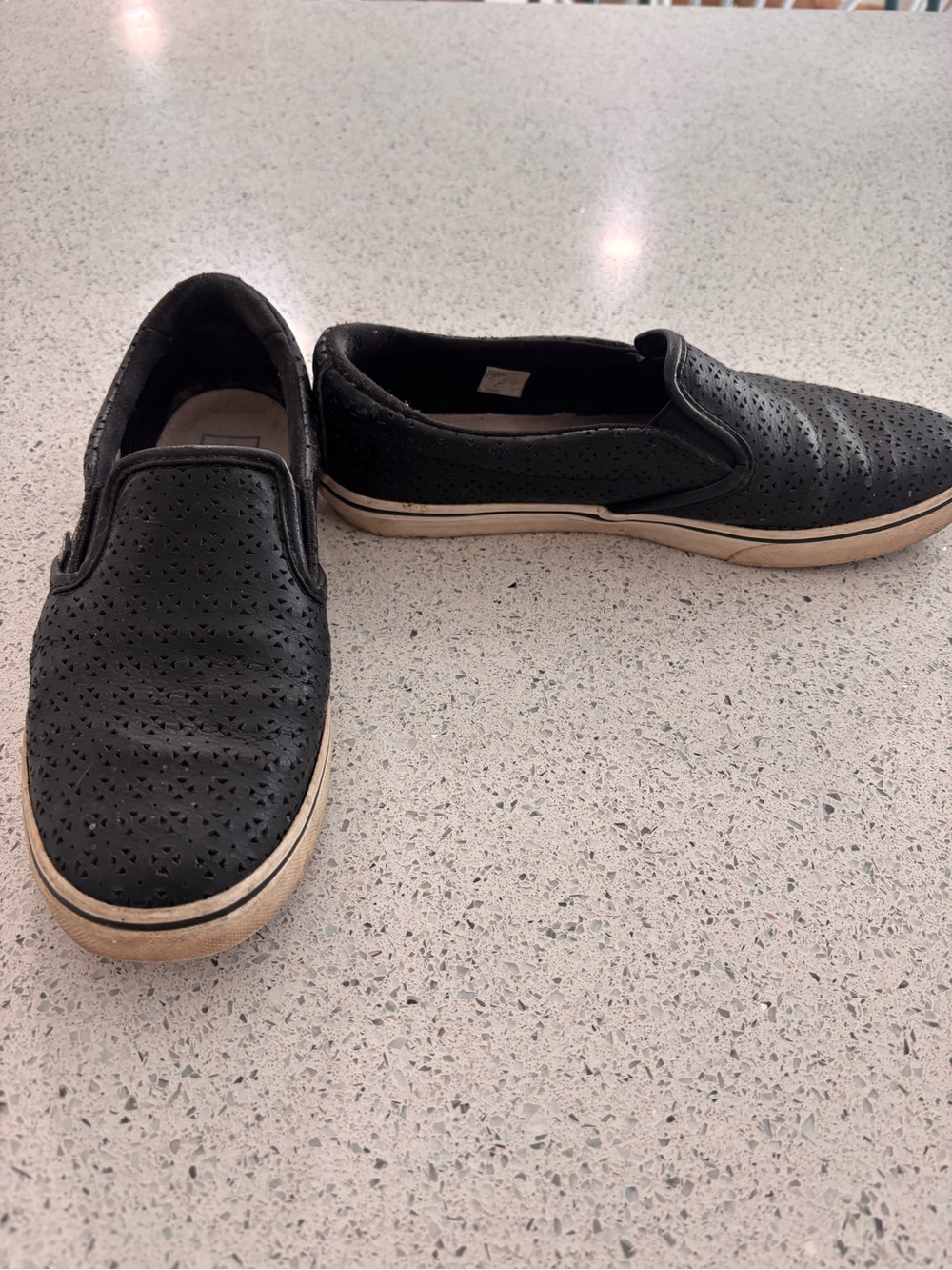 Vans Black Slip-On Perforated Women’s Sneakers